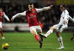Arsenal'e 'Kuğu' çelmesi: 3-2