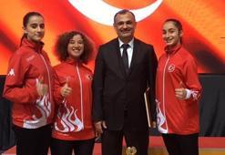 Diyarbakır'ın altın kızları Balkan şampiyonasından 3 madalya ile döndü