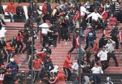 Newell's Old Boys taraftar grubu antrenmanı bastı!