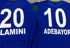 Flamini ve Adebayor'un formaları hazır