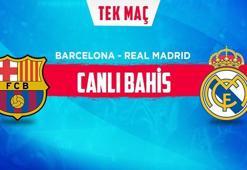 Barcelona – Real Madrid maçı iddaa oranları! El Clasico heyecanı misli.com'da