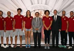 Galatasaraylı yöneticiler olimpik sporcularıyla buluştu