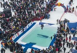 Red Bull kar havuzu film oluyor