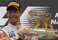 Macaristan'da zafer Jenson Button'ın