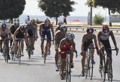 İstanbul'da triatlon şov