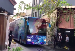 Kasımpaşa, Galatasaray mücadelesi için Recep Tayyip Erdoğan Stadı'na vardı!
