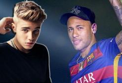 Justin Bieber Neymar'a fark attı!