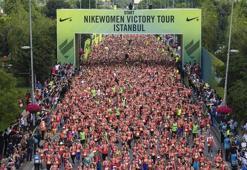 Binlerce kadın "NikeWomen victory tour" ile koştu