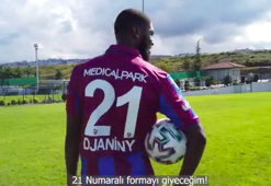 Trabzonspor, Djaniny transferini işte bu videoyla açıkladı!