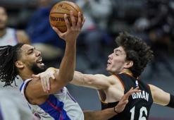 Cedi Osman, 10 sayıyla oynadı | Cleveland, Detroit'i rahat geçti