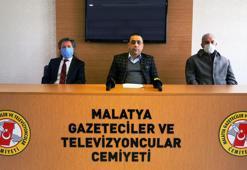 Malatya'da basın mensuplarından Adil Gevrek'e sert tepki