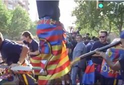 Neymar Suarez'i silahla vurdu!