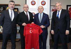Agim Ademi'den Nihat Özdemir'e ziyaret