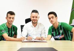 Denizlispor, Emirhan Kaşcıoğlu ve Burak Gümüştaş ile profesyonel sözleşme imzaladı