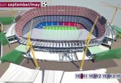 İşte Camp Nou'un yenilenme aşamaları!