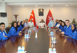 Lübnan Karate Milli Takımı'ndan Trabzonspor'a ziyaret