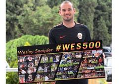 Wesley Sneijder, kulüp kariyerinin 500. maçına çıkacak