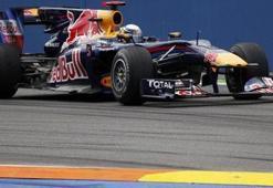 Valencia'da zafer Vettel'in!