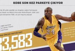 Kobe Bryant son kez parkeye çıkıyor