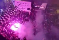 Galibiyetin ardından çılgın kutlama!