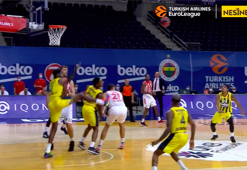 Fenerbahçe Beko 77-63 Kızılyıldız maç özeti izle! (VİDEO)