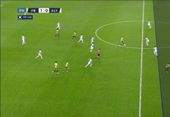 Fenerbahçe-Alanyaspor maçında VAR'ın ofsayt çizgisi dünya gündeminde
