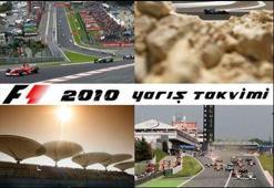 FORMULA 1 YARIŞ TAKVİMİ