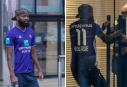 Antwerp'in forveti Didier Lamkel Ze, Anderlecht formasıyla idmana geldi, içeri alınmadı!