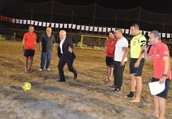 TFF Plaj Futbolu Ligi İskenderun etabı başladı