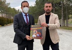 Derginin ilk sayısı Kulüp Başkanı Adil Gevrek'e verildi