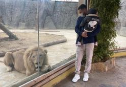 Saracchi, ailesiyle birlikte Aslan Park'ı gezdi