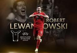 UEFA'nın en iyi oyuncu ödülünü Robert Lewandowski kazandı