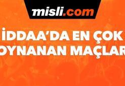 Misli.com'da günün en çok iddaa oynanan maçları