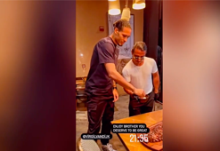 Liverpool'un yıldızı Virgil van Dijk, Nusret'te! O anlar çok konuşuldu...