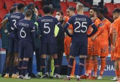 Webo'ya ırkçılık yapıldı PSG- Başakşehir maçı yarıda kaldı!