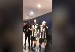 Kadıköy'de Beşiktaş tezahüratları