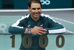 Rafael Nadal, 1000. tekler galibiyetini elde etti