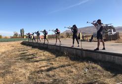 Biathlon Milli Takımı'nın Erzurum kampı devam ediyor