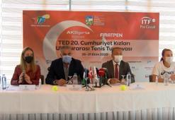 Cumhuriyet Kızları Uluslararası Tenis Turnuvası'nın basın toplantısı yapıldı