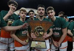 Basketbol Gençler Ligi'nde şampiyon Banvit