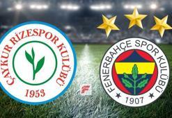 Çaykur Rizespor - Fenerbahçe (İLK 11 BELLİ OLDU)