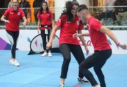 Canik Belediyesporlu basketbolcular, Samsunsporlu futbolcuları 5-1 yendi!