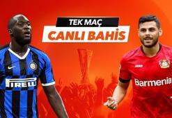 Inter - Leverkusen maçı iddaa oranları! Heyecan misli.com'da