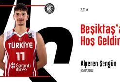 Beşiktaş Alperen Şengün'le 3 yıllık sözleşme imzaladı