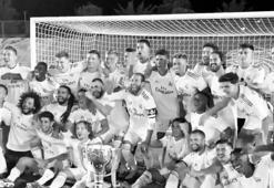 Real Madrid'in şampiyonluk coşkusu! Sadece o sevinmedi...