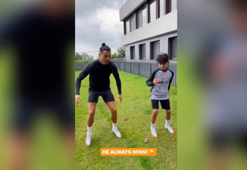 Cristiano Ronaldo'dan oğluna doğum günü hediyesi krampon!