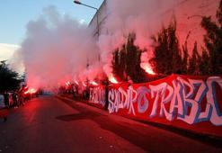 Trabzonspor 'şampiyon' gibi uğurlandı! Büyük coşku...