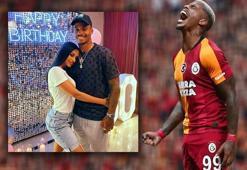 Galatasaraylı Mario Lemina'dan eşine romantik sürpriz!