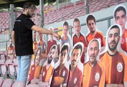 Galatasaray'da taraftarlar tribündeki yerlerini almaya başladı