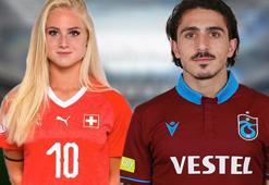 Trabzonsporlu Abdülkadir Ömür ve West Ham United oyuncusu Alisha Lehmann'ın paylaşımı mest etti!